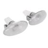 2PCS LED Side Indicator Repeater Light 632574 Side Marker Lamp Set Replacement for Peugeot 206 607