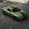 1:24 Dodge Challenger SRT Hellcat Сплавная Модель Автомобиля Литые Металлические Спортивные Автомобили Модель Транспортных Средств Симуляция Звук Свет Детские Игрушки Подарок