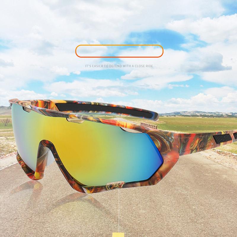 Новые красочные очки для езды на велосипеде, женские солнцезащитные очки, спортивные солнцезащитные очки для спорта на открытом воздухе, мужские