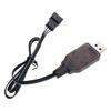 SM4P Plug Lithium Battery Charger 2 Group 3.7V Charging Cable Cord for DE36W DE65 HM202 EC08 EC16 Car Black