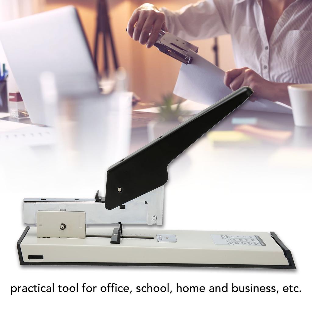 Сверхпрочный степлер, экономящий усилия, утолщенный, большой емкости, прочный металлический настольный степлер для семьи