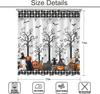 Vintage Halloween Shower Curtain Spooky Shower Curtain, Waterproof Halloween Bathroom Curtain Decor Shower Curtains for Bathro