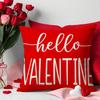 Новая подушка на День святого Валентина с принтом «Любовное письмо», простая и универсальная льняная подушка