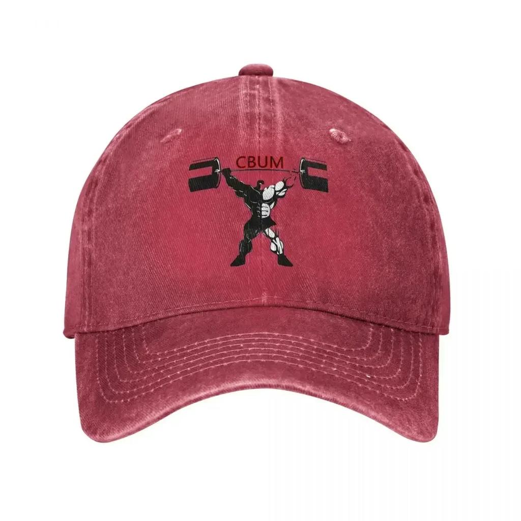 Fitness CBUM Baseball Cap Vintage Distressed Denim Thavage Muscular Gym Snapback Cap Unisex Outdoor All Seasons Travel Hats Cap