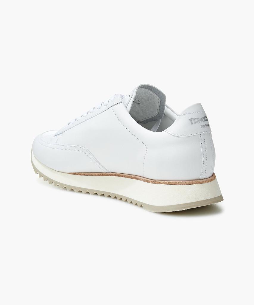 Man On The Boon [Timothee] Cabourg Leather Sneakers_White 4714140201