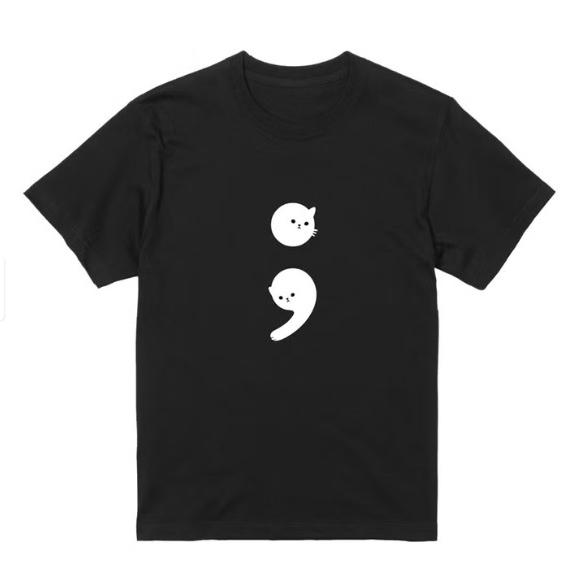 Cute Question Mark Cat Graphic T Shirt Minimalist Cat in Question Design Shortsleeved Tee Aesthetic Casual Top for Unisex Women