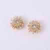 5Pcs Rhinestone Button Covers Detachable Shirt Button Clips Fancy Buttons Dress Cufflinks Jewelry Decorative Buttons