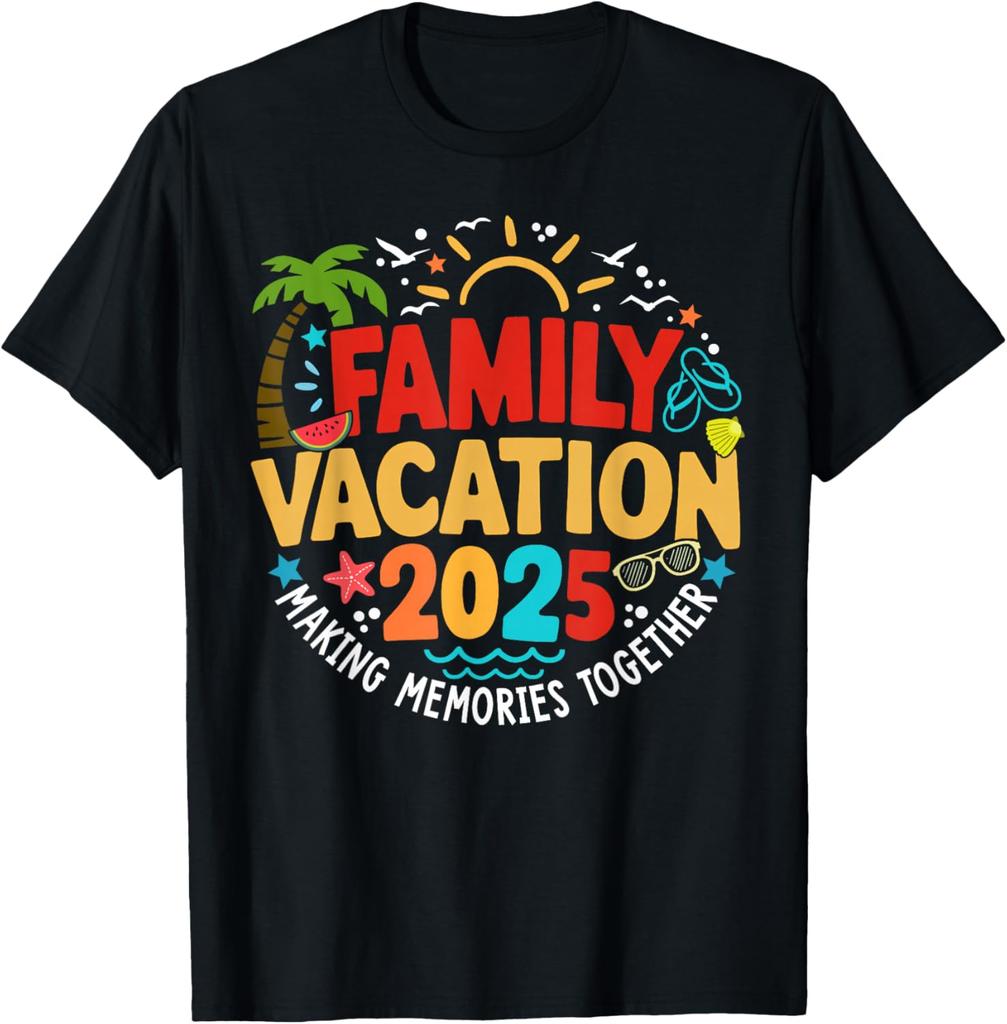 Making Memories Family Vacation 2025 Summer Matching Group T-Shirt