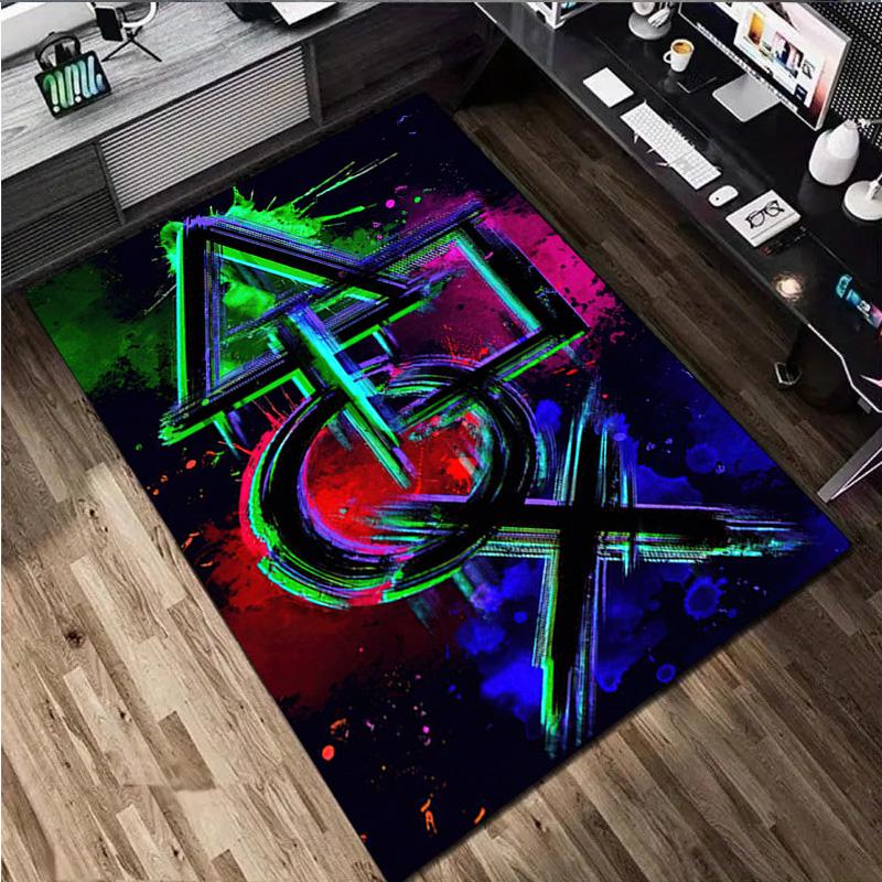Game Controller Rug - Home carpet Office Decorative Carpet For Living Room Bedroom Door Mat Floor Rug Computer Chair Area Rug