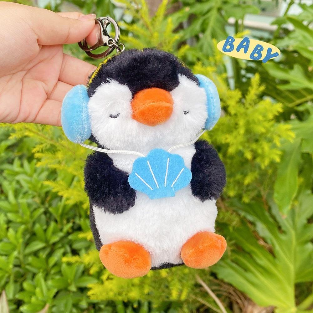 Забавный брелок-пингвин для телефона Мультяшная мягкая игрушка пингвин Рождественский подарок