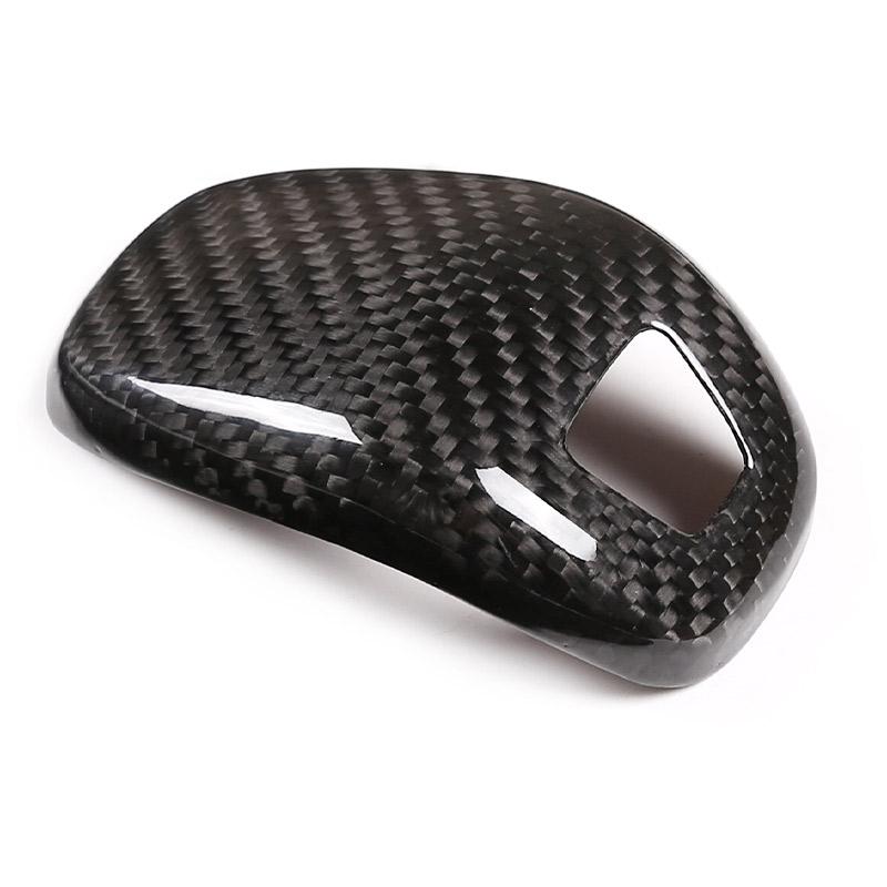 Real Carbon Fiber Car Interior Gear Shift Gear Head Cover Trim For Porsche Panamera 971 2017-2023 Auto Accessories