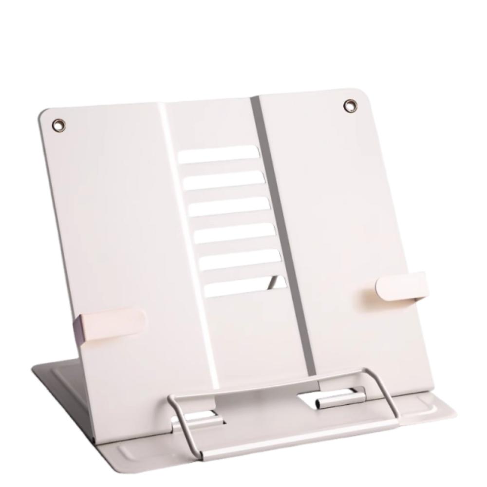 6 Adjustable Positions Desk Book Holder Heavy Duty Metal Document Holder Cooking Recipes