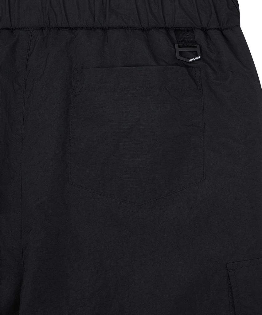 JAMIE WEST Nylon Fleece Reversible Cargo Pants (Black)