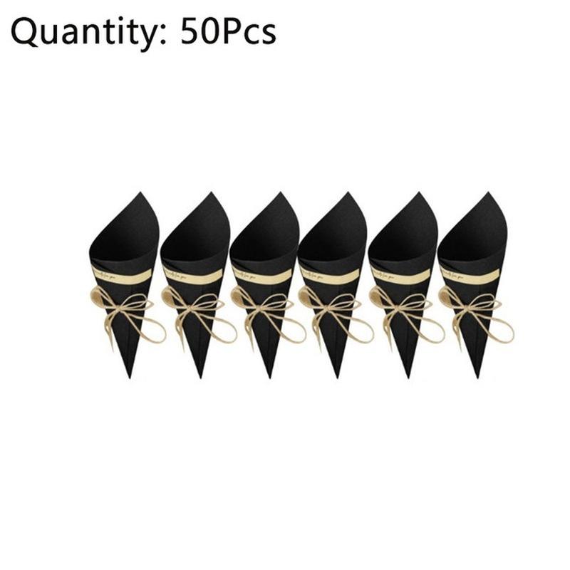 50 шт./лот Крафт-бумага Оберточная бумага для букетов Цветочная туба Креативная открытка Черный Основной цвет Поздравительная открытка Сделай сам Ретро Сушеный цветок