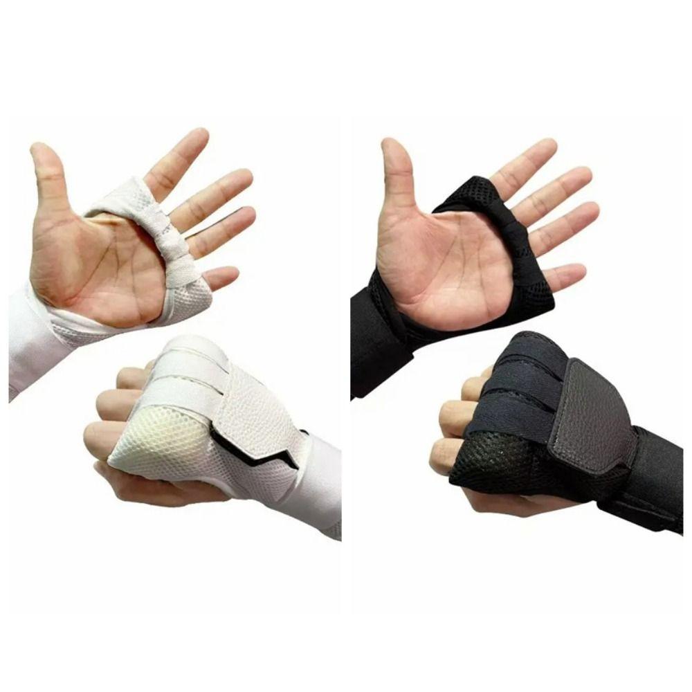 Polyester Boxing Gloves Shock Absorb Sparring Mitt Quick Fasten Training Guard Kickboxing Match