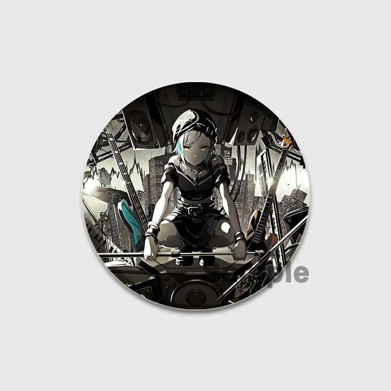 32/44/58 мм Проект SEKAI Аниме Хиномори Шихо Лео/Нужно Значок Круглая Жестяная Брошь для Одежды Сумка Шляпа Аксессуары Эмалевые Булавки Подарки для фанатов