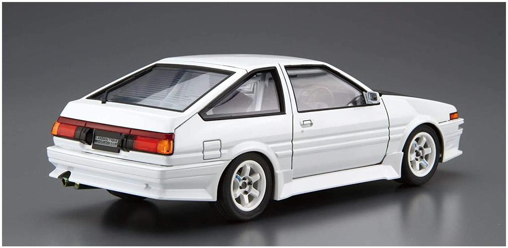 Aoshima Bunka Kyozaisha The Tuned Car Series Toyota Car Boutique Club AE86 Trueno 1985 Пластиковая модель 1/24 № 45