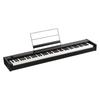 KORG D1 88-клавишное цифровое пианино для начинающих, Сделано в Японии, Клавиатура RH3, Педаль демпфера, Пюпитр в комплекте, Повторяющиеся ноты, Черный