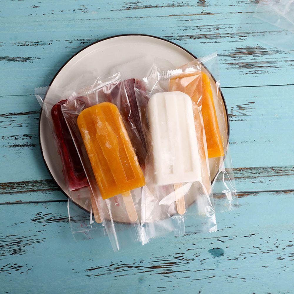 100PCS/lot Disposable Frozen Pop Fridge Refrigerator Ice Cream Bags Popsicle Storage
