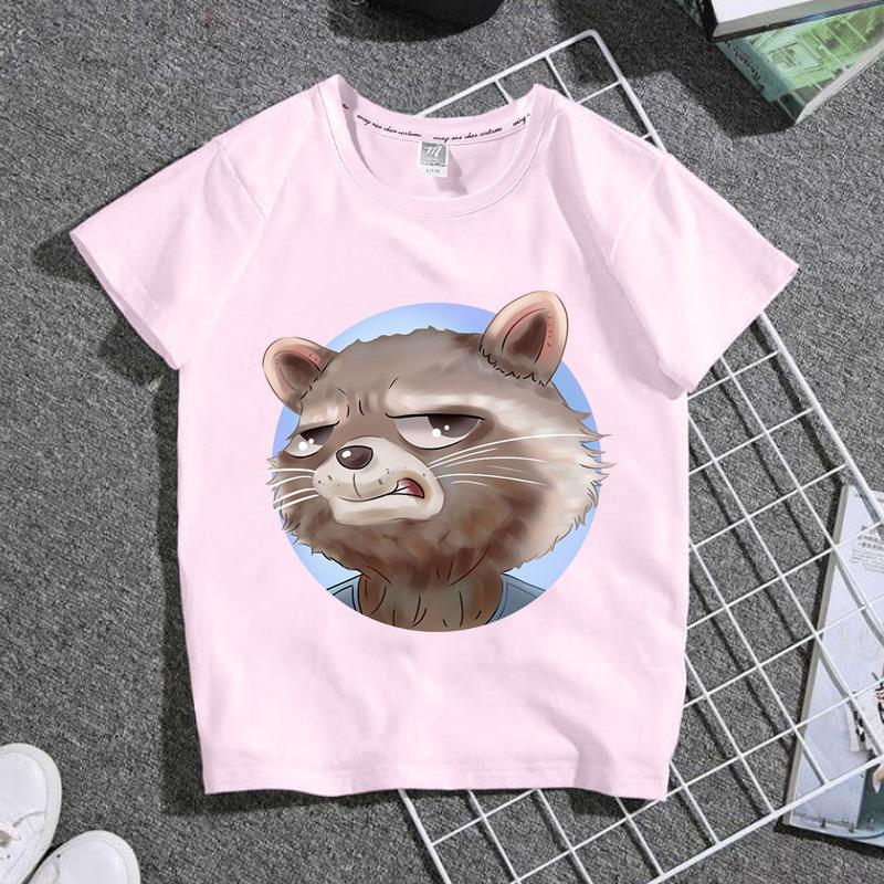 Childrens Tshirt Qversion Doctor Strange Pure Cotton Printed Round Neck Parent Child Wear Unisexs and Womens Short Sleeves