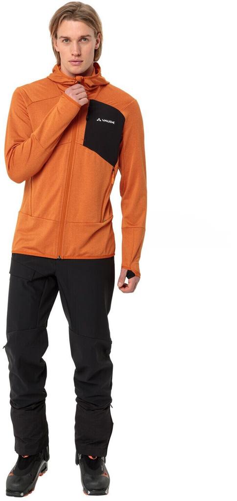 VAUDE Monviso Fleece Jacket II Men's (42988) Мужская флисовая куртка Monviso Fleece Jacket II kumquat