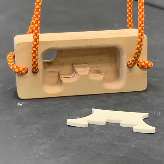 Portable Rock Climbing Grip Strength Trainer Wooden Hangboard Climbers Hand Finger Forearm Strengthener Pull-Up