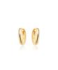 Grasse Matinee 2Ways Oval Unbalanced Chain Earrings Gold