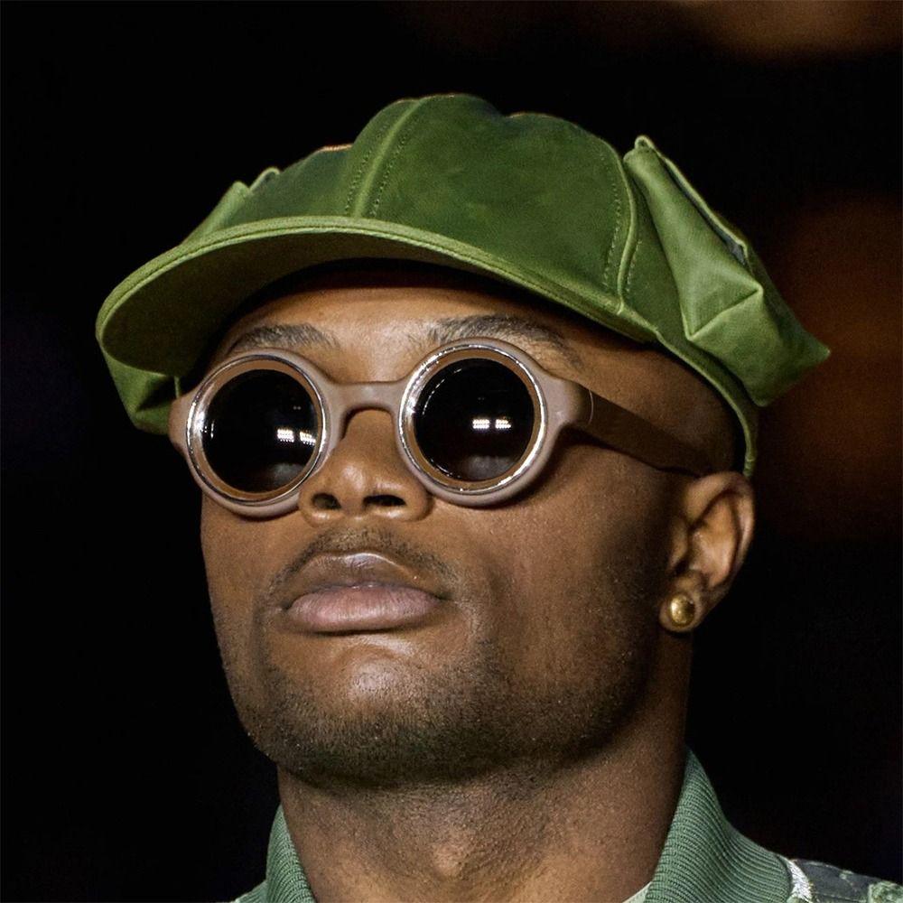 Trendy Punk Steampunk Sunglasses UV Protection Luxury Hip Hop Shades Y2k Eyewear for Women & Men