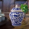 Керамическая имбирная банка, Азиатские банки, Поделки, Подарок с мандарином, Многоцелевые, Фарфоровые банки в стиле шинуазри