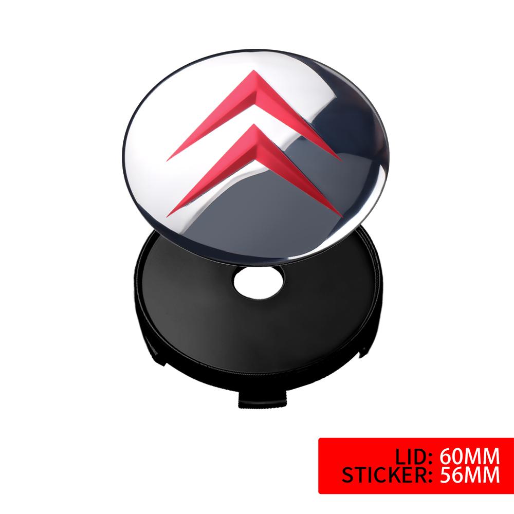 Наклейки на центральные колпачки колес автомобиля 56/60 мм Аксессуары для декора ступиц колес Автомобильные Для Citroen C4 Picasso Xsara C5 C1 C2 C3 Saxo