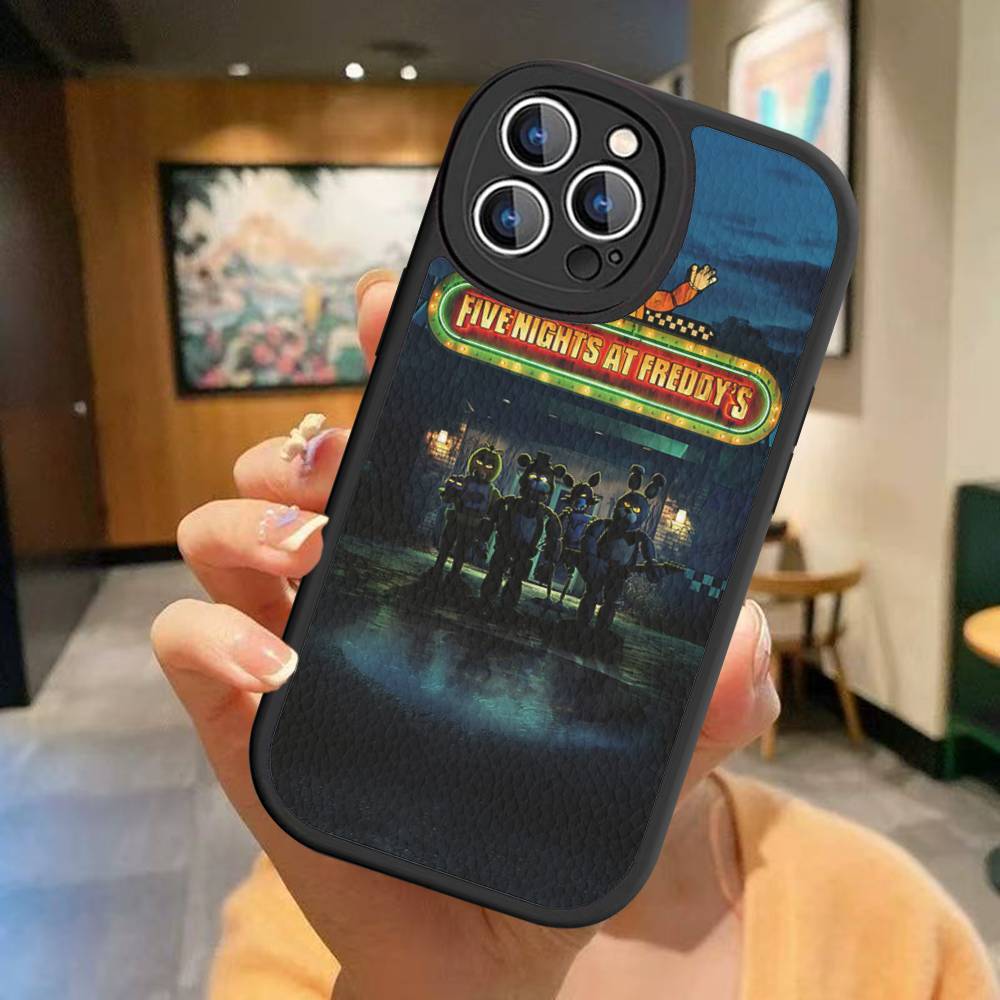 F-FNAF Пять ночей с Фредди Чехол для телефона для iPhone 16 15 14 13 Pro Max 11 12 Plus Кожаный Силиконовый Чехол