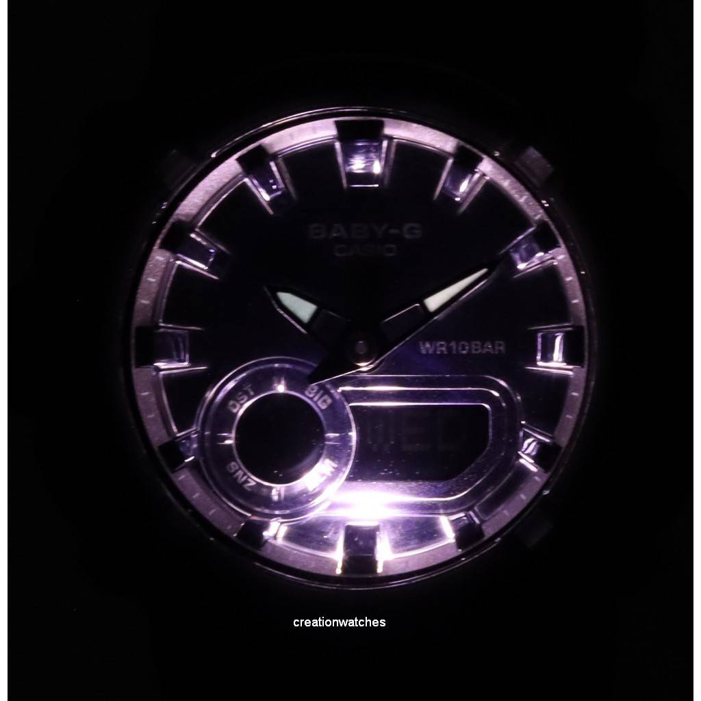 Casio Женские часы Baby-G World Time Аналоговые цифровые BGA-280-1A BGA280-1 100M