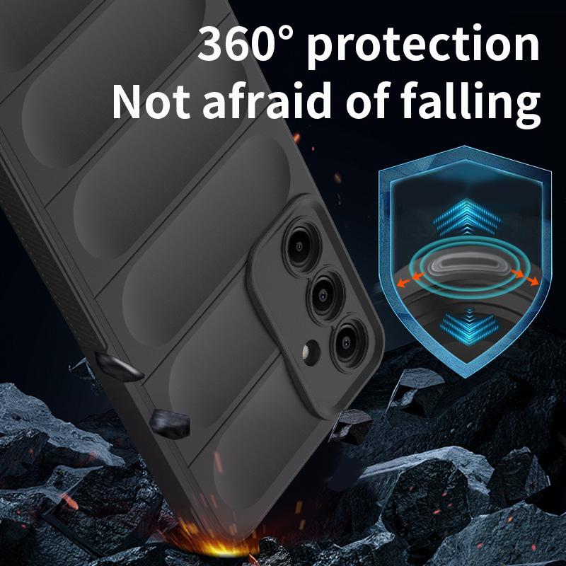 Чехол с ощущением мягкой кожи для Samsung Galaxy A57 A37 A17 A07 A56 A36 A26 A16 5G A06 A15 A25 A35 A55 Защитная крышка Fundas Coque