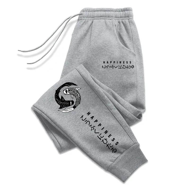 Мужские спортивные штаны в японском стиле, повседневные универсальные брюки, модная базовая одежда для ежедневной носки, джоггинга, новинка для четырех сезонов