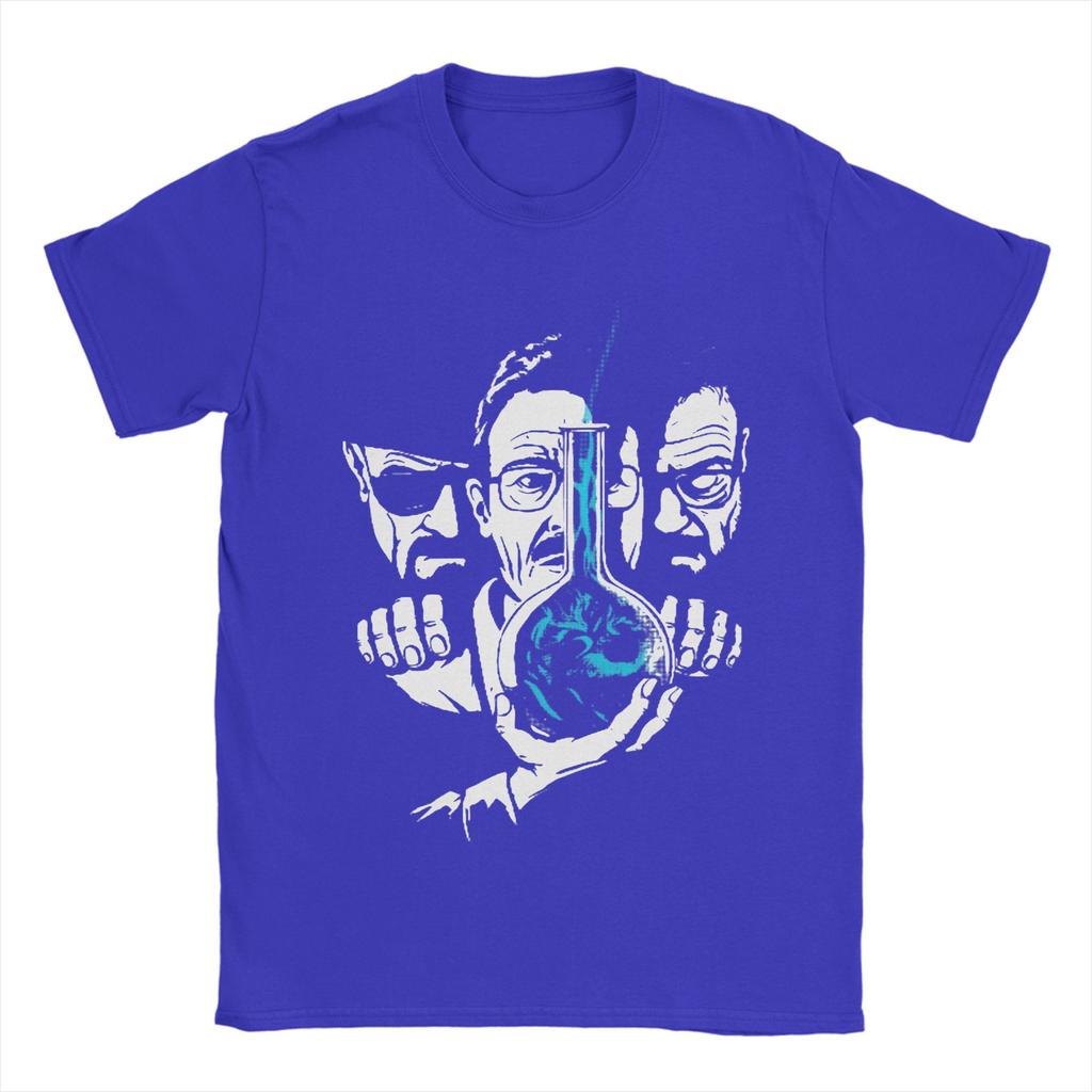 Мужская футболка Breaking Bad Дьявол на плече Хлопковая одежда Повседневная с коротким рукавом Круглый вырез Футболка Большого размера