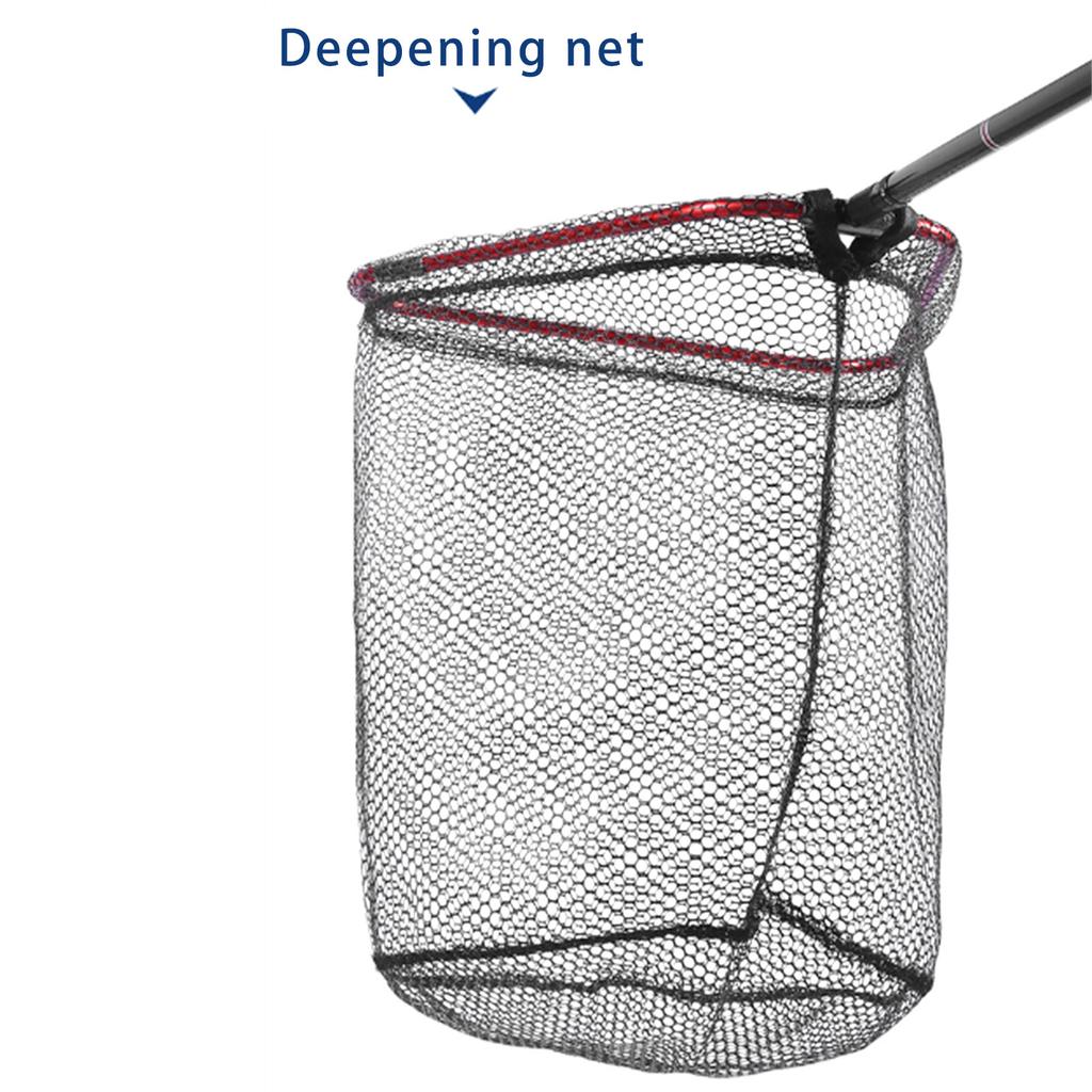Foldable Net Head Replacement Aluminum Net Outdoor Landing Net Head Freshwater Saltwater Fishing Tools Fishing Net Head