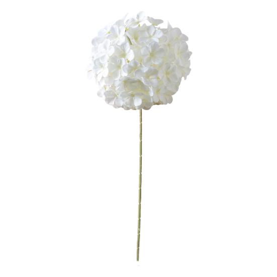 Real Touch Faux Hydrangea Flower 27" Large Fake Silk Hydrangea with Long Stem for Vase Wedding Party Centerpiece Home Table Decor