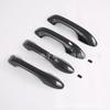 2020 Hyundai IX25 Carbon Fiber Door Handle Covers - CRETA Black Handle Decoration