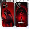 Чехол для телефона с рисунком Ghostface Horror Scream для iPhone 16 15 14 13 12 11 Pro Max XS X XR 7 8 SE Задняя крышка