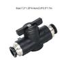 Practical Quick Joint Connector Good Sealing Waterproof Leakproof Hand Valve Manual Ball Valve Current-limiting