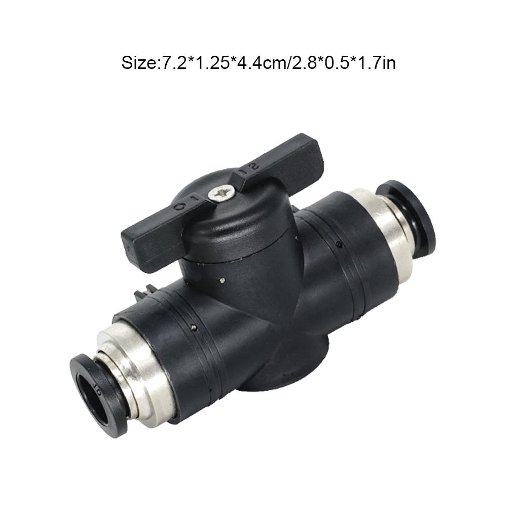 Practical Quick Joint Connector Good Sealing Waterproof Leakproof Hand Valve Manual Ball Valve Current-limiting