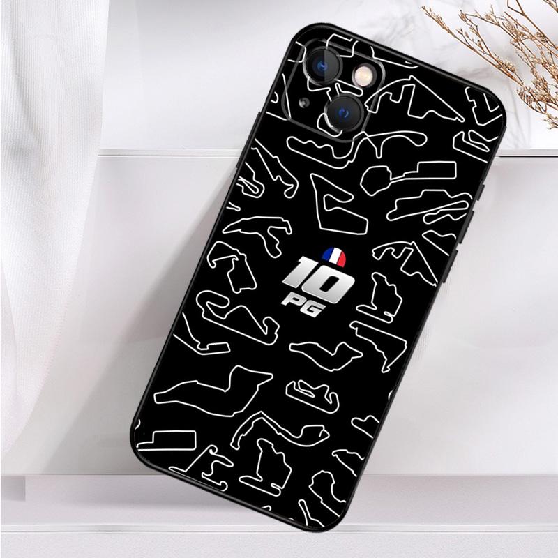 Pierre Gasly 10 F1 Case For iPhone 14 13 12 11 15 Pro Max Mini Cover SE X XR XS 8 7 14 15 Plus Accessories