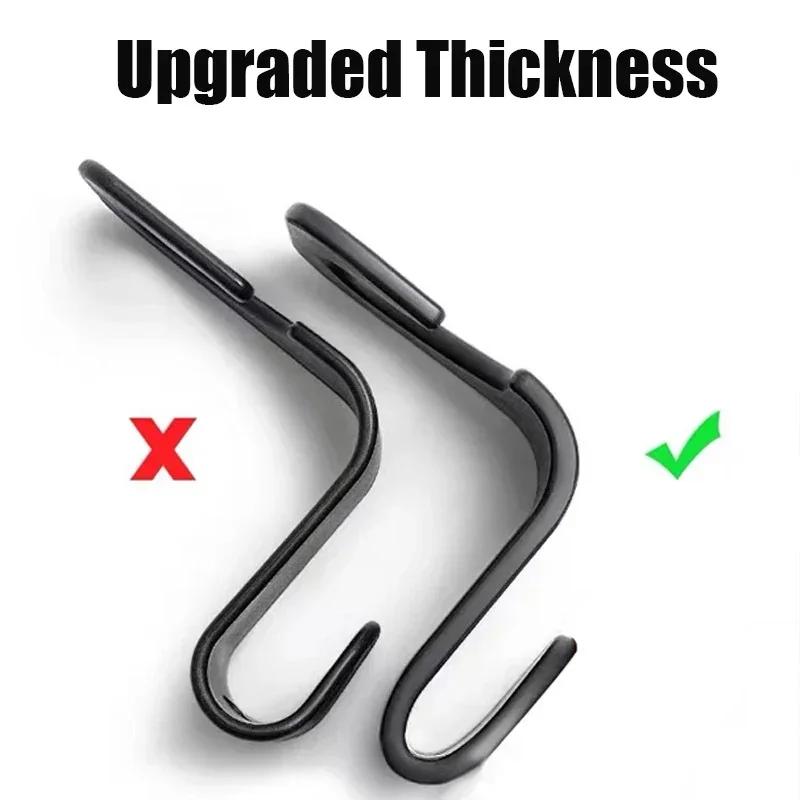 4 шт. крючки для подголовников автомобиля, вешалка для сумок, держатель-органайзер на спинку сиденья, зажимы, автомобильные крючки для крепления, аксессуары для салона автомобиля