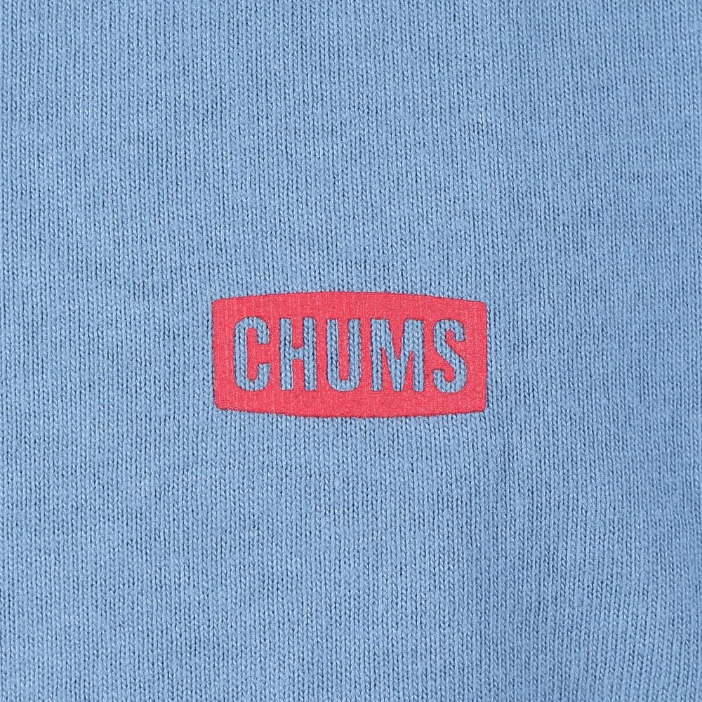 Футболка детская с длинным рукавом и логотипом Retro Booby Brushed Boys Blue [Chums] Lt.