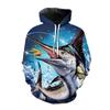 Толстовки с принтом рыбы 3D Рыбалка Мужчины Женщины Мода С Капюшоном Толстовка Хип-Хоп Толстовка Пуловер Унисекс Топы Пальто Модная Одежда с Капюшоном
