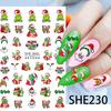 2 шт. зеленые пушистые нежные наклейки красивые рождественские безопасные стильные ногти мультяшный дизайн ногтей