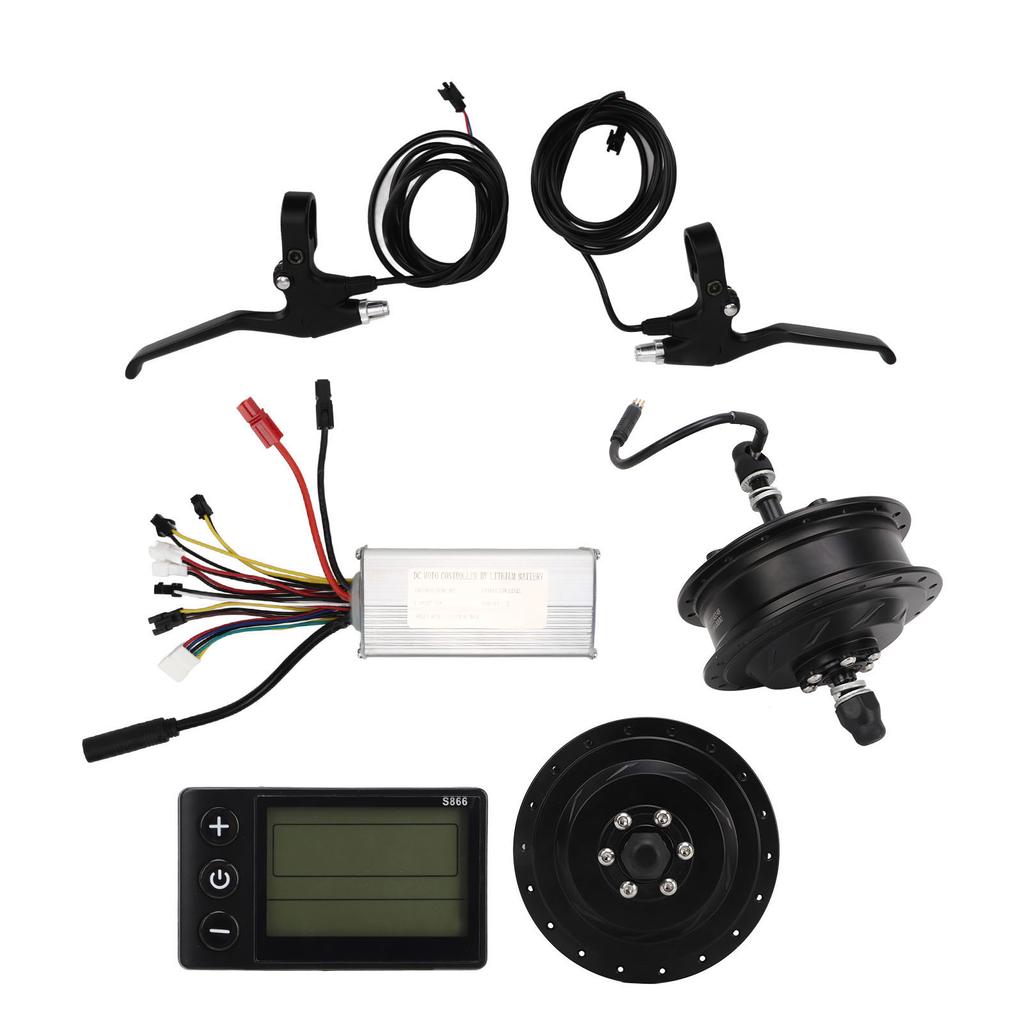 Комплект для переоборудования электровелосипеда 36 В 500 Вт Задний привод Комплект для переоборудования для DIY электровелосипеда Электросамокат Складные велосипеды