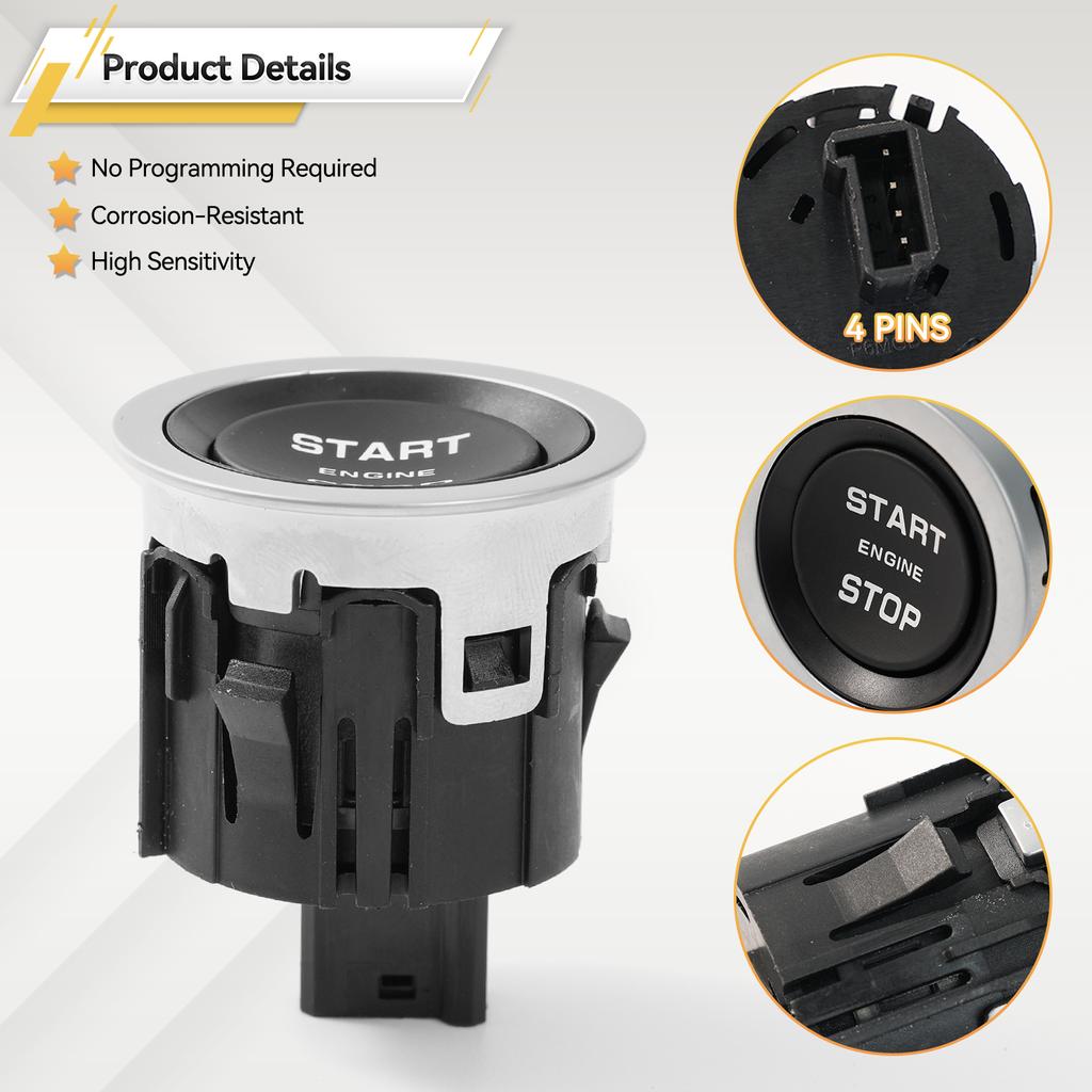 Кнопка запуска и остановки двигателя Lignition для Land Rover Range Rover Evoque Discovery Sport LR094038 LR037611 LR056640 LR068334