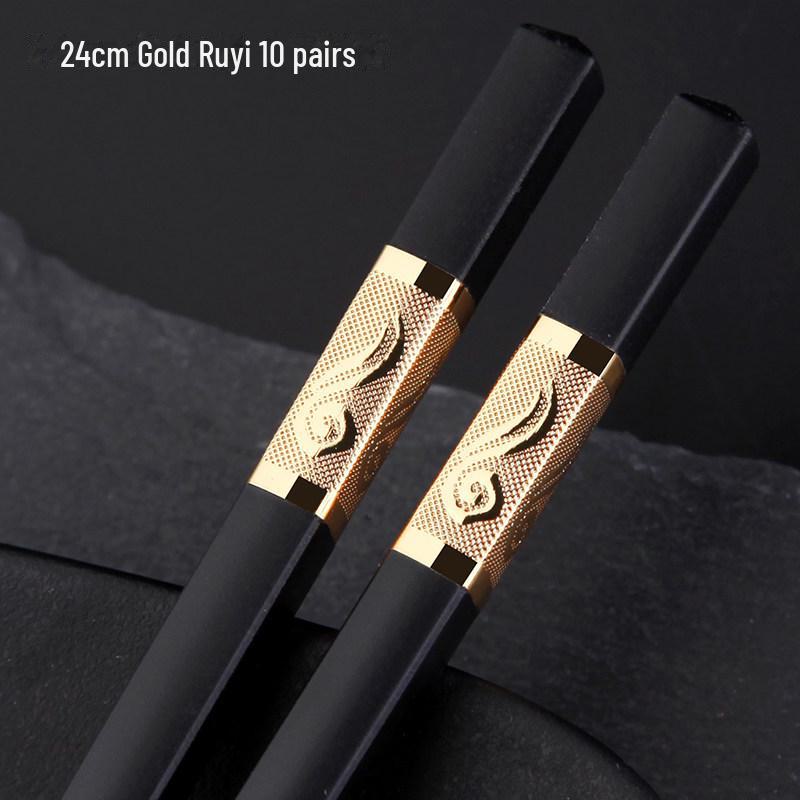 Палочки для еды из бытового сплава Chuangjian, изготовленные для отелей и ресторанов, поставляются в наборе из 10 пар из некостяного фарфора, бамбука и дерева.