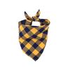 Plaid Triangle Towel Pet Scarf Soft Comfortable To Wear Fine Workmanship Water